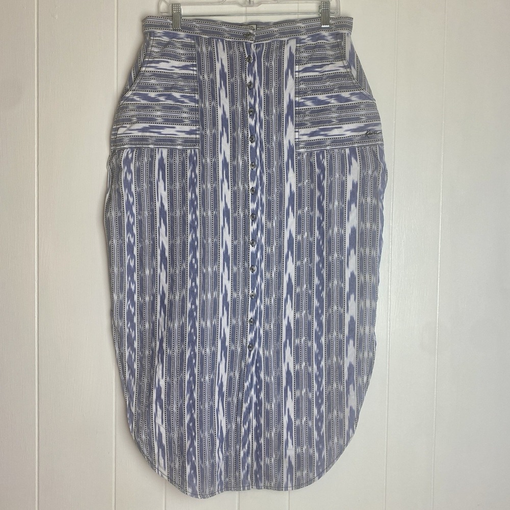Kavu Vonn True Outdoor Wear Button-Up Skirt Pockets Casual Summer Large SKU A125